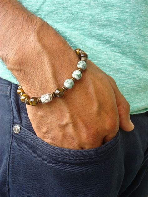 Men S Spiritual Protection Good Fortune Bracelet With Etsy