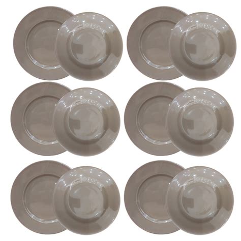 Jogo Pratos Raso E Fundo Nude Class Home Leroy Merlin