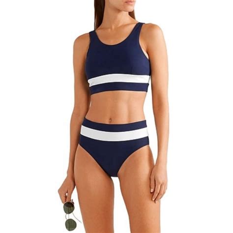 Jual Bikini Wanita High Waist FIDELITY Bikini Set Baju Renang Wanita Swimsuit Korea High Waist