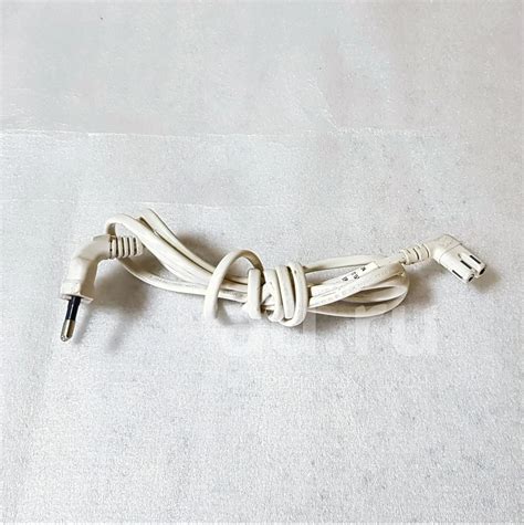 Сетевой шнур провод кабель питания 220v 2 pin белый для телевизора ...