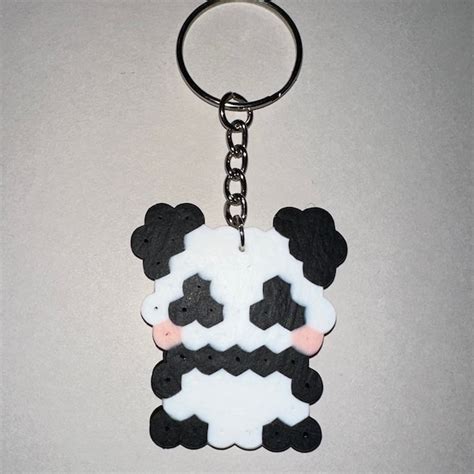 Perler Bead Keychain - Etsy