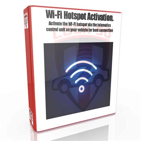 Wi Fi Hotspot Activation Activate The Wi Fi Hotspot Via The Telematics