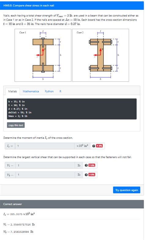 Shear Strength Of Nails Chart