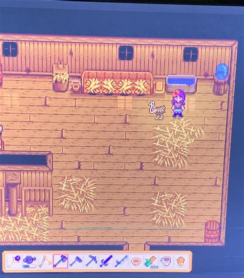 My first ever ostrich!!💖 : r/StardewValley