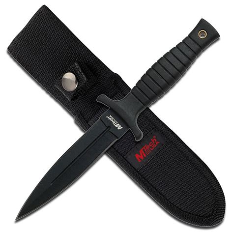 mtech black rubber handle dagger powa beam