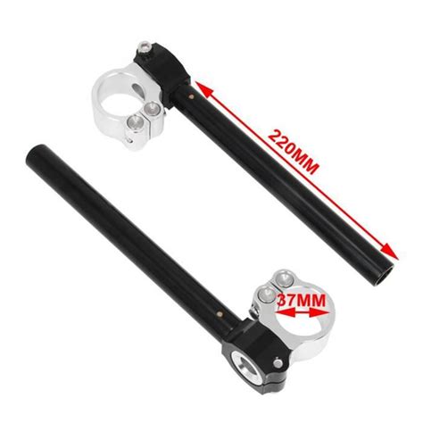 Pi Ces Auto Guidon De Fourche Clip R Glable Universel Pour Moto Cnc