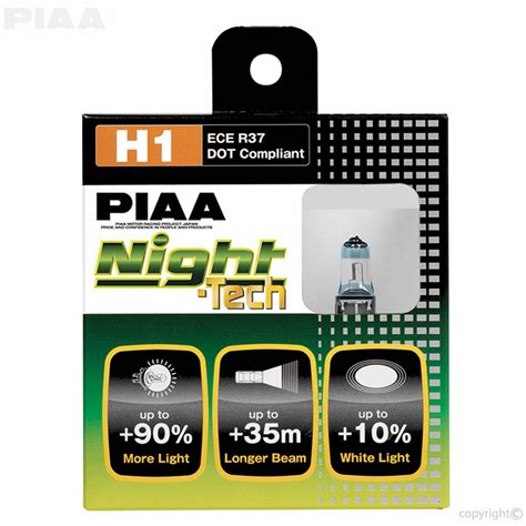 PIAA H1 Night Tech Twin Pack Halogen Bulbs – FORTLUFT Auto Parts