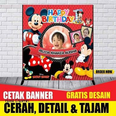 Jual Banner Backdrop Ulang Tahun Anak Harga Termurah Dan Terlengkap