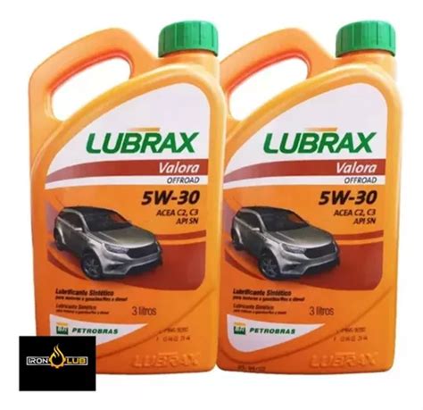 Lubrax 5w30 Valora Offroad Acea C2 c3 Dpf 6 Litros Frete grátis