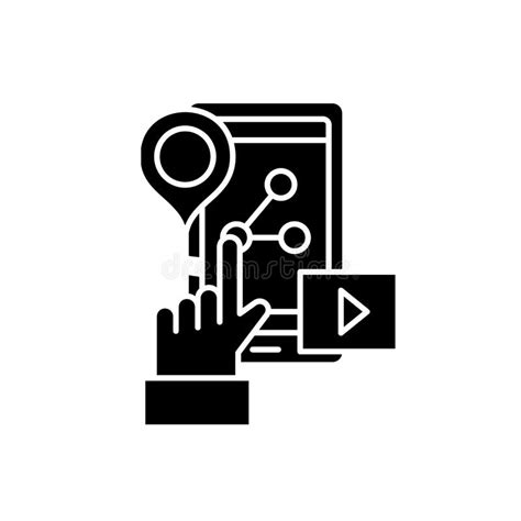 Share Content Line Icon Concept Share Content Flat Vector Symbol Sign