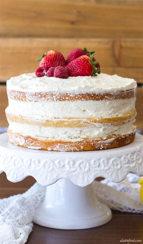 Berry Vanilla Naked Cake With Lemon Whipped Cream Artofit