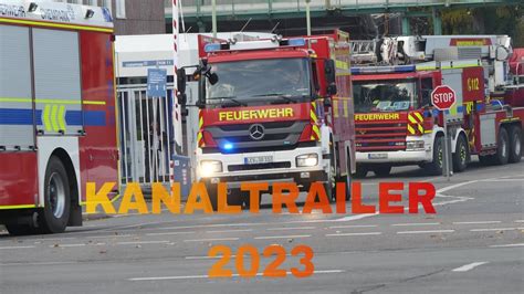 KANALTRAILER NONAMEEINSATZFAHRTEN 2023 Einsatzfahrzeuge Und Mehr