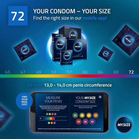 Condones XXL - My Size Pro Condoms 72 mm