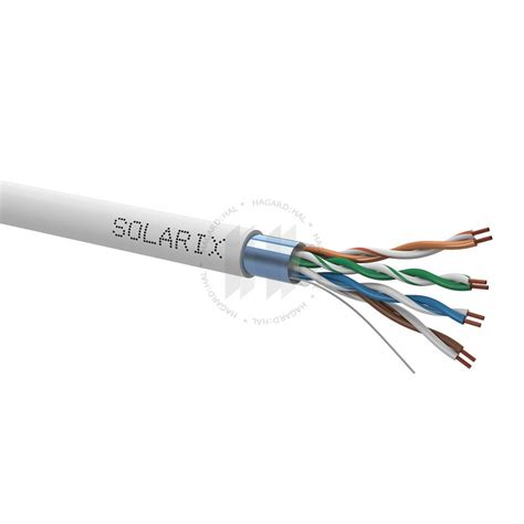 Kábel dátový lankový FTP cat.5e AWG24 PVC 100MHz interiér
