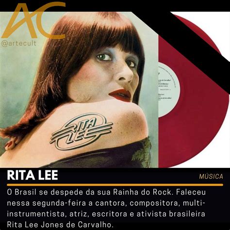 RITA LEE O Brasil Se Despede Da Sua Rainha Do Rock Faleceu Nessa