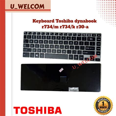 Jual Keyboard Laptop Toshiba Dynabook R30 A R734 M R734 K Non Lampu Non