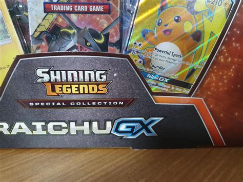 Pokemon Tcg Shining Legends Raichu Gx Special Collection Box Hobbies