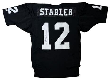 Lot Detail Ken Stabler Signed Oakland Raiders Jersey Third Party