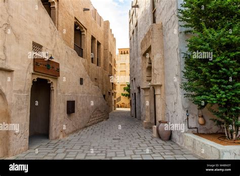 Dubai Uae December Al Fahidi Historical Neighbourhood Also