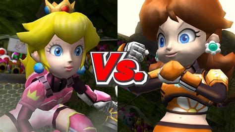 Mario Strikers Charged Daisy Vs Peach