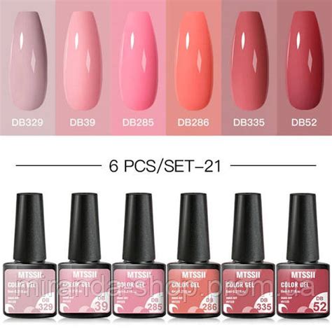 Набор гель лаков для маникюра базовых цветных разных. Гель лаки для ...