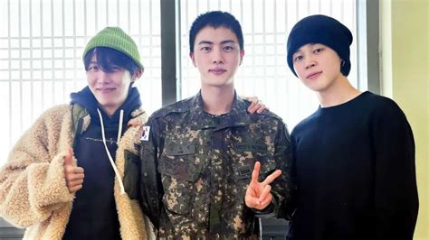 Bts J Hope Jimin Visit Jin At Military Camp See Pic Entertainment News