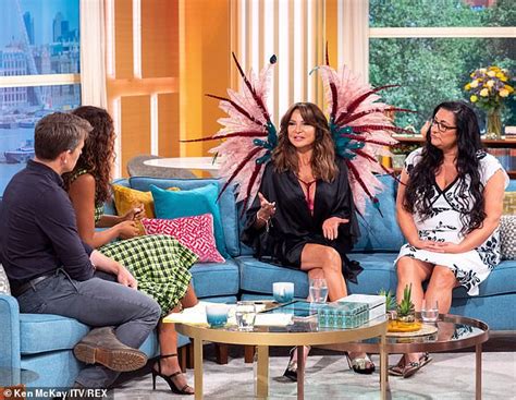 Lizzie Cundy Oozes Sex Appeal In Victoria S Secret Wings And A Hot Pink Bra Daily Mail Online