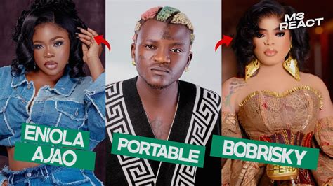 Eniola Ajao Begs Portable Over Giving Bobrisky Fake Award Youtube