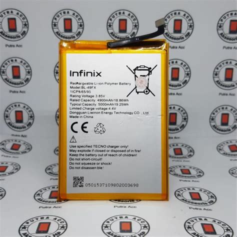 Batre Baterai Infinix Hot X X C Bl Fx Bl Fx Original Battery Lazada Indonesia