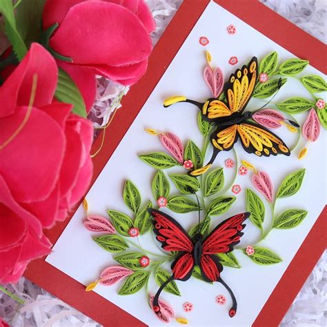 Greeting Cards Quilling - Etsy