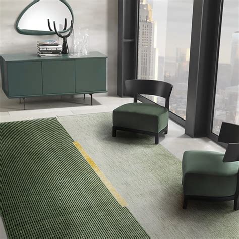 X Rectangle Geomatric Contemporary Multipurpose Green Area Rug