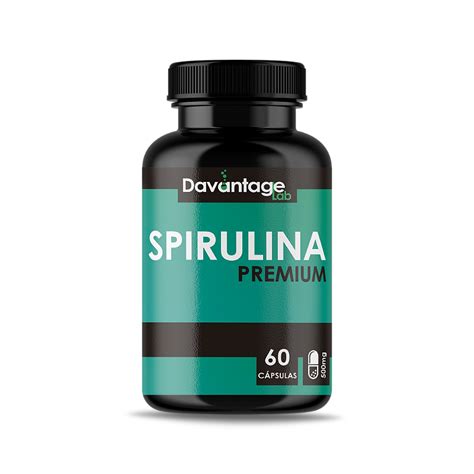 Spirulina em Cápsulas Davantage Lab Produtos Naturais