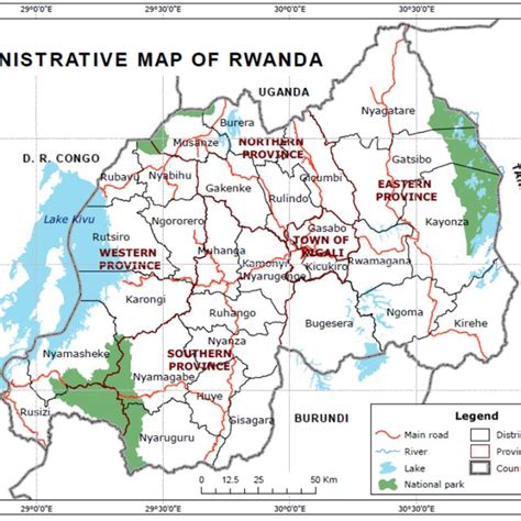 Map of Tanzania (Source www.maps.com) | Download Scientific Diagram