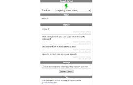 speech  text voice recognition chrome web store