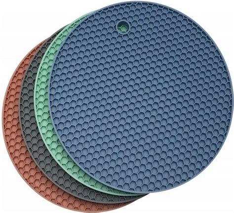 Multicolor Round Heat Resistant Silicone Mats For Kitchen Hot Mat Size Free At Best Price In