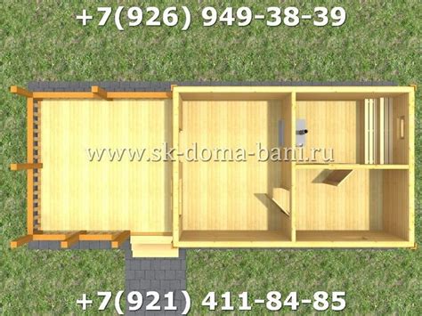 Баня из бруса 4х6 м с беседкой Москва Московская область | Отделка ...