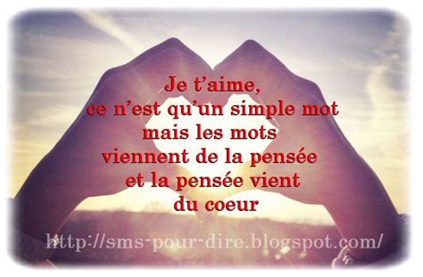 Sms Damour Pour Dire Je Taime Texte Pour Dire