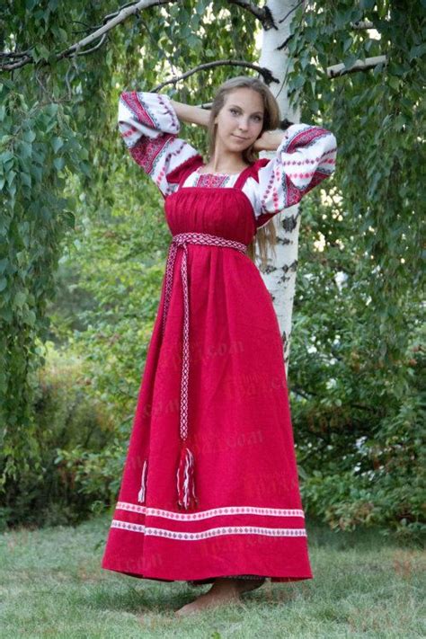 славянский сарафан | Наряды, Платья с рукавами, Платья