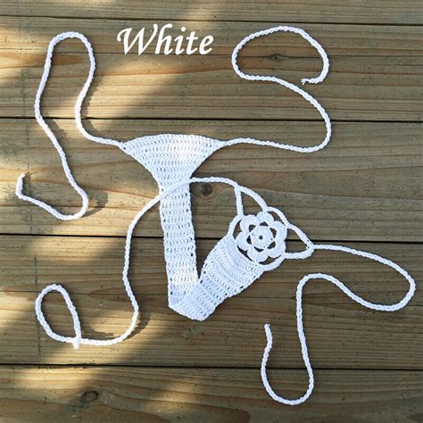 Hand Crochet Sexy Bikini Bottom Thong Boho Women Mini Bikini Sexy G String Ebay