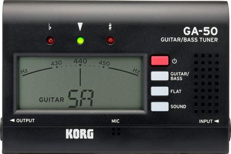 Korg Ga 50 Hand Held Pocket Tuner For Guitar And Bass Uk