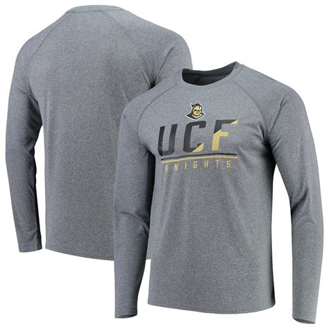 Champion Ucf Knights Gray Road Warrior Performance Long Sleeve T Shirt