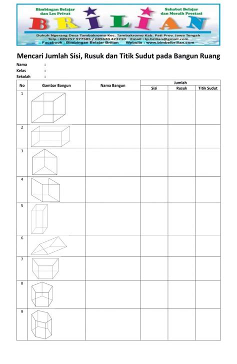 Lkpd Mengenal Bangun Ruang Worksheet Porn Sex Picture