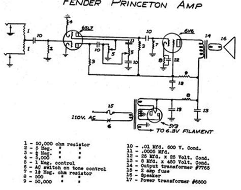 Princeton Chorus Schematic