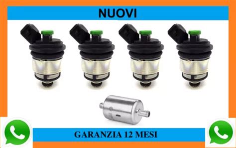 RAIL NUOVO KIT 4 INIETTORI GPL LANDI RENZO X Volkswagen Fiat Opel TAPPO