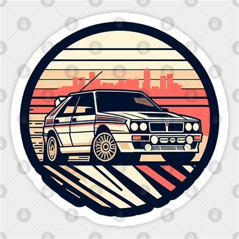 Lancia Delta Integrale Rally Car Lancia Delta Sticker Teepublic