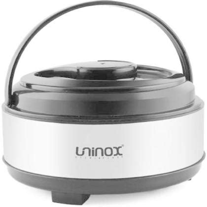 Uninox Stainless Steel Thermoware Casserole For Roti Chapati Double Wall Insulated Hot Pot For