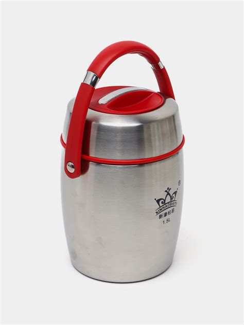 Японский стиль контейнер-термос для еды "Diamond Pot", 1-2 л + Cо ...