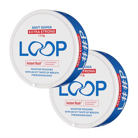 Loop Mint Mania Slim Extra Strong For Northerner Uk