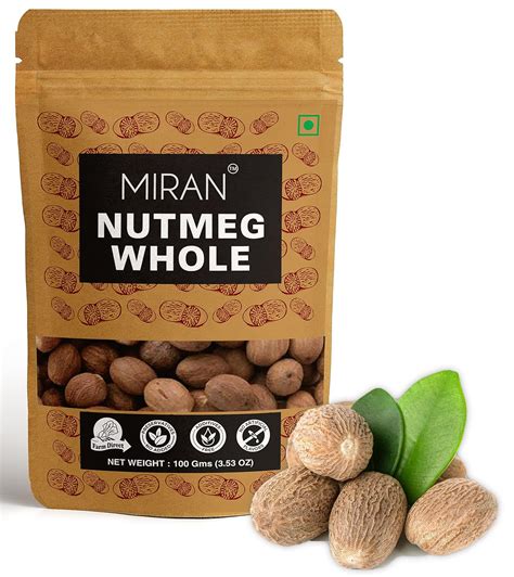 Amazon Miran Whole Nutmeg Natural Indian Spices Premium Grade