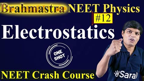 Electrostatics Complete Revision One Shot All Concepts Tricks Pyqs